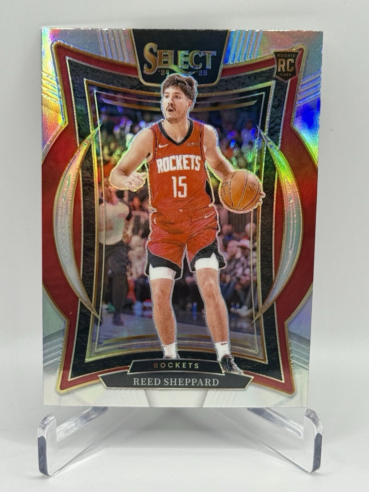 2024-25 Select #68 Concourse Level Reed Sheppard Silver Prizm Rookie Card RC