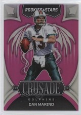 2022 Panini Rookies & Stars Crusade Pink Prizm 47/75 Dan Marino #CR-28 HOF 04br