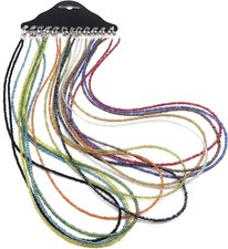 12-Piece Beaded Eyeglass Chain Sunglass Holder: Stylish Multi-Color Design
