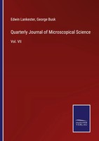 Edwin Lankester (U. A.) | Quarterly Journal Of Microscopical Science | Buch