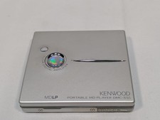 KENWOOD DMC-S55 Blue Portable MD Player Minidisc Player Vintage Japan Working