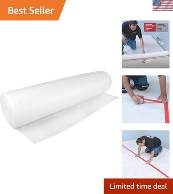 3/32 Inch Thick Polyethylene Foam Underlayment for Laminate Flooring - 400 Sq Ft