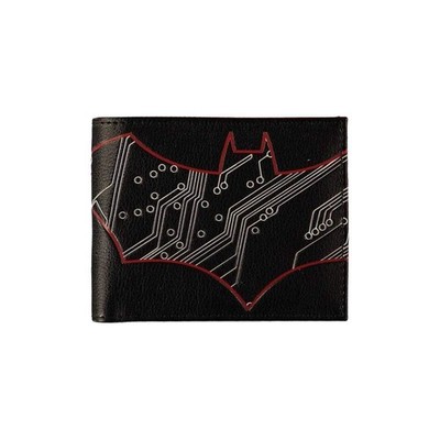 BATMAN Unisex-Erwachsene Mw857252bat Brieftasche, Schwarz und Rot, One Size