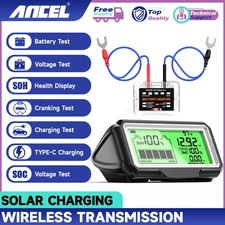 12V Battery Health Monitor Car Battery Tester Analyzer 433MHz Radio Frequency