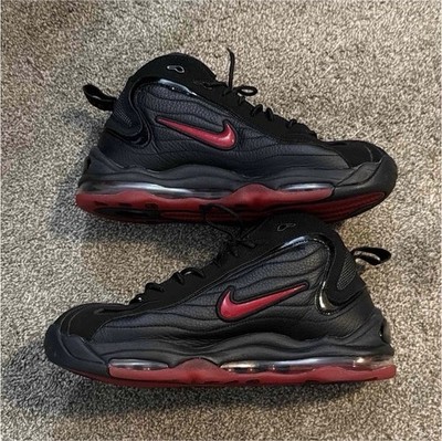 Nike Air Total Max Uptempo Bred Black Red Mid Top Sneaker CV0605-002