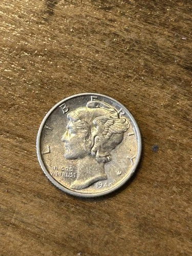 1940S Mercury Dime AU