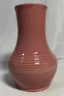 Fiesta 7-1/2” Royalty Vase Rose Pink 32 Oz Art Deco Fiestaware HLC USA