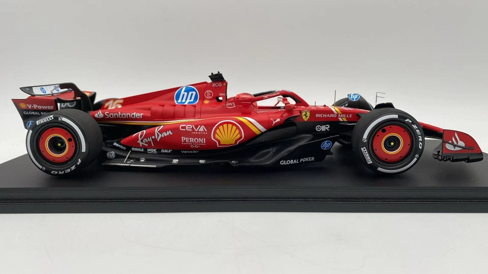  LS18F1067 Looksmart Ferrari SF-24 F1 Leclerc Winner Austin GP 2024 1/18 - Immagine 4 di 4
