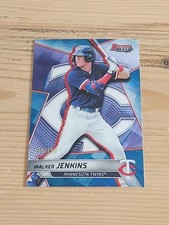 Walker Jenkins  #135/150 Blue Lazer Refractor 2025 Bowman's Best #TP-7 Twins