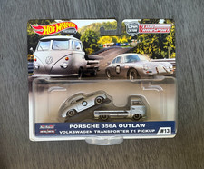 Hot Wheels Premium Car Culture Team Transport Porsche 356a Outlaw Vw T1 Pickup