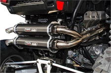 TRINITY RACING - TR-4153D-BK - Stage 5 Dual Exhaust System for Polaris RZR XP Tu