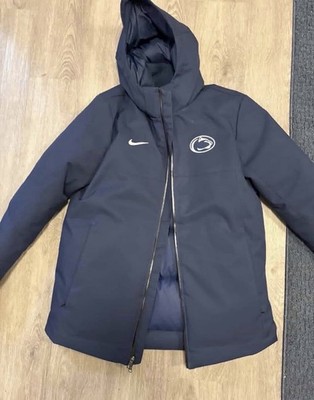 Penn State Team Issued Nike Parka Down Jacket Size L
