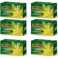 6x Twinings Tè Verde Grüner Tee mit Zitrone...