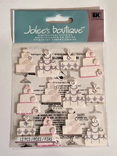 Jolee's Boutique WEDDING CAKE REPEATS Dimensional Stickers - 12 pcs
