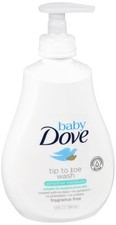 Baby Dove Tip To Toe Wash Sensitive Moisture Fragrance Free 13 OZ