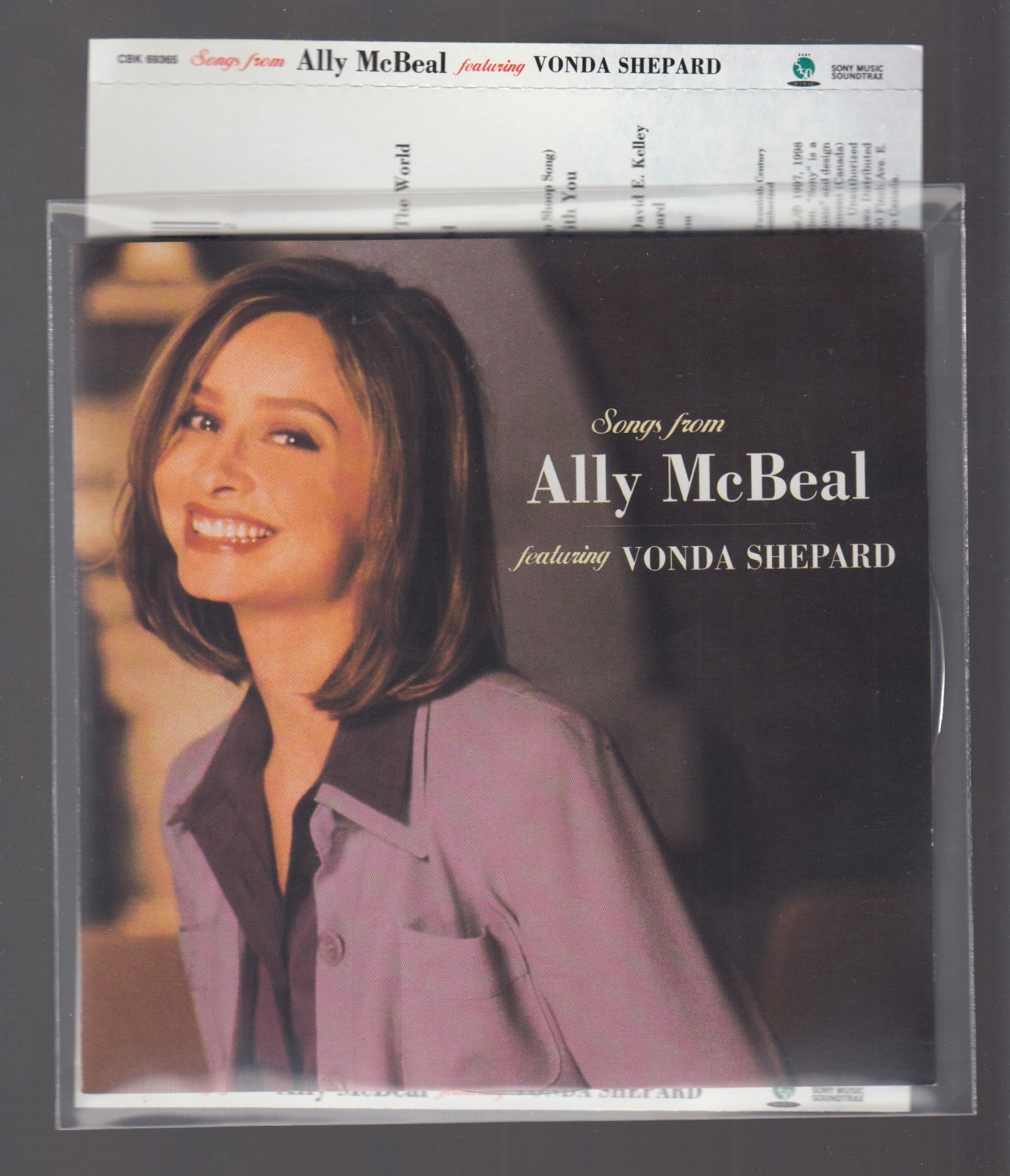Vonda Shepard CD Songs From Ally McBeal / Ships as Shown in Slipcase / Near Mint