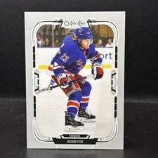 2025-26 O Pee Chee Base Adam Fox New York Rangers #318