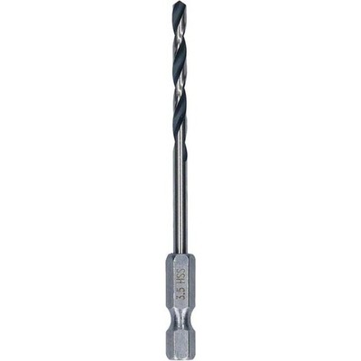 10x BOSCH HSS-Spiralbohrer PointTeQ mit Sechskantschaft, Ø 3,5  x 39 mm