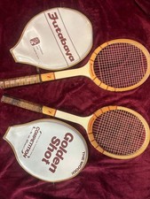 Vintage tennis racket Futabaya Golden Shot 2-piece set