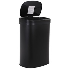 13 Gallon 50 Liter Garbage Can Kitchen Trash Can with Lid Automatic Sensor To...