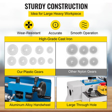 Uimoso Tour À Métaux Tour Mini Tournevis Tour De Table 2500 Tr/Min