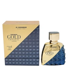 Al Haramain Ladies Gold Crystal Sapphire Extrait de Parfum Spray 3.3 oz