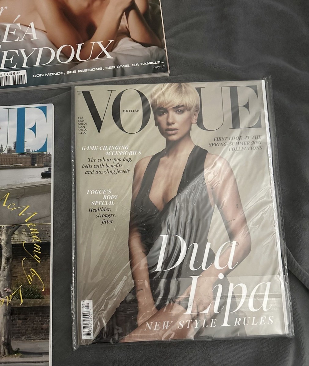 Dua Lipa 2021 British Vogue Magazine | eBay