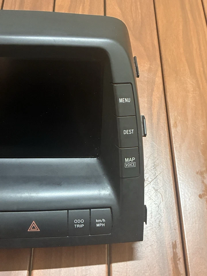 Toyota Prius 2006-2009 OEM información de navegación MFD unidad de visualización de radio 86110-47220 Foto 4 de 4