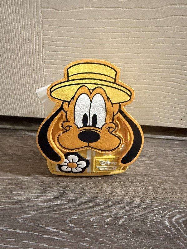 Loungefly Disney Mystery Bag Charm Keychain PLUTO 95th Backpack Yellow Daisy