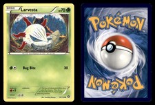 Pokemon Steam Siege Larvesta 14/114 2016 Common