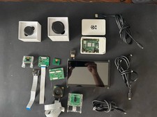Raspberry Pi 4 4GB Kit w/ 7 Touch Display, Ca...