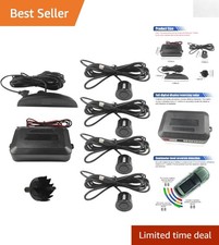 Reliable Parking Radar System with 4 Sensors  Instant Buzzer Reminder