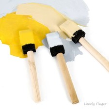 10/20 Pcs Foam Paint Brushes, Sponge Brushes for Varnishes, Reusable Sponge Brus