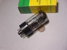 AMPEREX 5AR4 GZ34 RECTIFIER TUBE f32-series MULLARD circa 1963 (f32/B3C4) *****