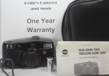 1yrWarranty Minolta Freedom Zoom 70EX 35mm Point Shoot Film Camera new battery
