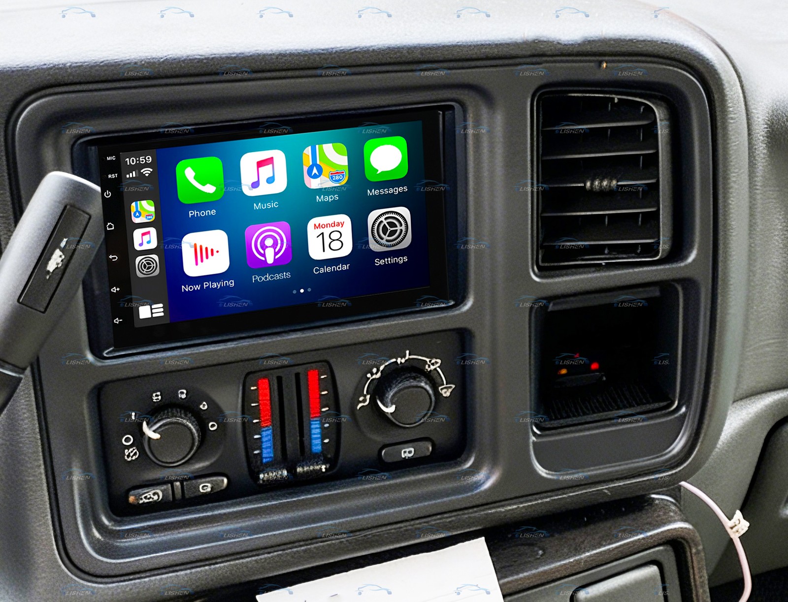 Apple CarPlay For 2003 2004 2005 2006 GMC Chevrolet Car Stereo Radio GPS 2G+32G