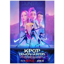 Kpop Demon Hunters Netflix Movie Poster June 20