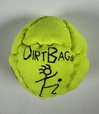 Dirtbag Footbag Hacky Sack NEW Neon Green World Footbag