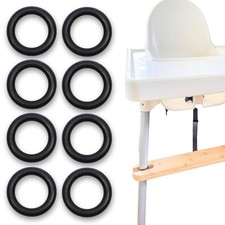 O-Rings for IKEA Antilop Baby High Chair Add-On Footrests 8 Pack
