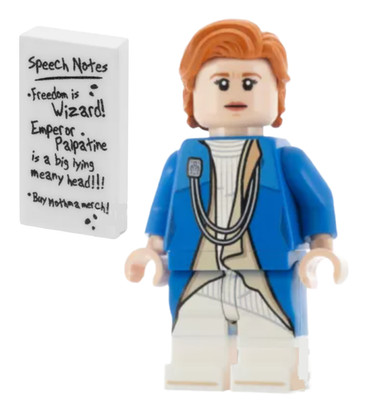 Senator Mon Mothma custom minifigure from star wars Andor S2 - printed on Lego!