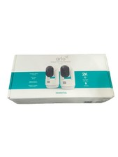Arlo Essential Indoor Pan Tilt Security Camera 2K 2025 Release -2 Cam Set NEW