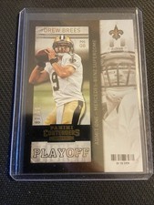 2013 Panini Contenders #82 Drew Brees Playoff 87/99 HOF New Orleans Saint