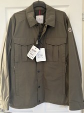 New 100% Genuine Mens Khaki Green MONCLER Jacket Size XXL (6) RRP £940.00 