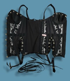 $ 650 AGENT PROVOCATEUR STEVIE LACE CORSET SIZE 3