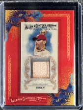 Dunn, Adam - 2010 Allen & Ginter - Swatch