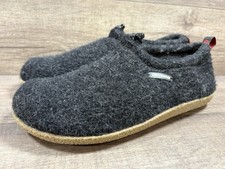 Giesswein Vent Charcoal Gray Wool Slippers Mens Size EU 44 US 11