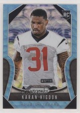 2019 Panini Prizm Rookies Blue Wave Prizm 128/199 Karan Higdon #333 00ah