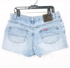 Vintage Ralph Lauren Womens Size 8 Light Wash High Rise Mom Shorts Cut Off Blue