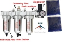 1/2" COMPRESSED AIR FILTER AUTO DRAIN / DESICCANT DRYER GOOD FOR PLASMA CUTTER