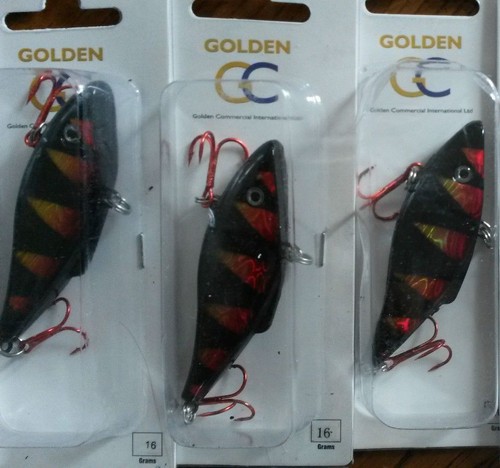 PRED-X Rainbow Rattler 16g Tiger Lure in Copper, Free Delivery!! WB01-217010 - Picture 2 of 6